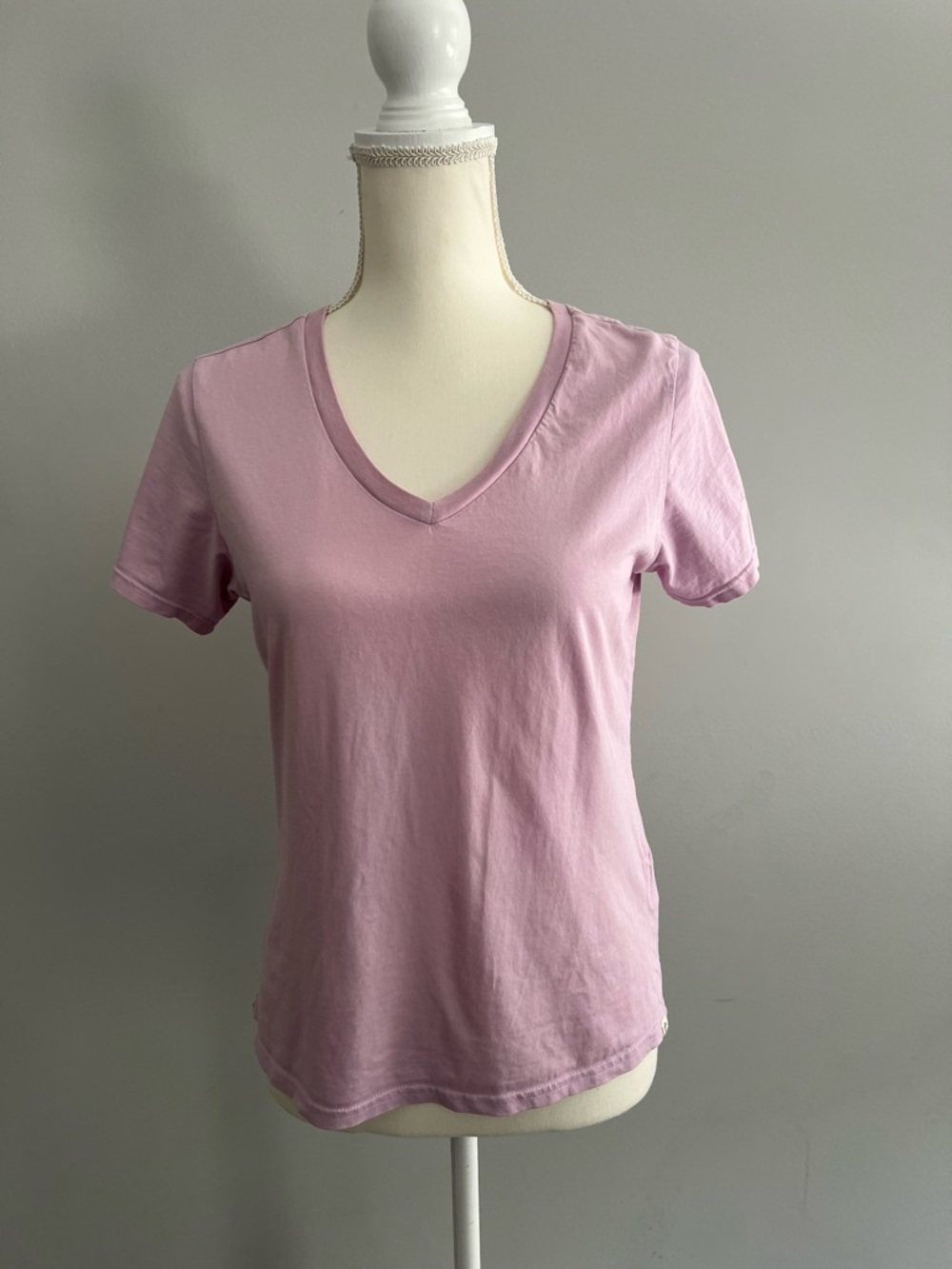 Pact V Neck Tee Womens Size Small